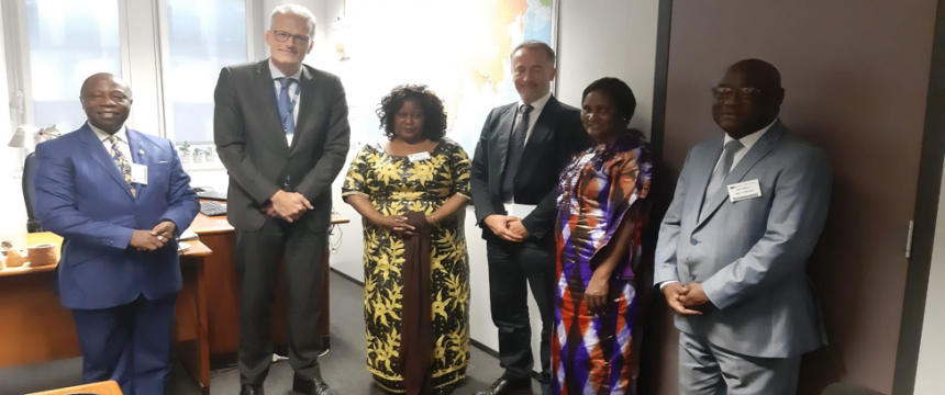 The Hon. Minister and Director of Fisheries Visit E.U Headquarter in Brussels to Discuss issues relating to the Rescinding of the EU. YELLOW CARD ban slammed on Sierra Leone